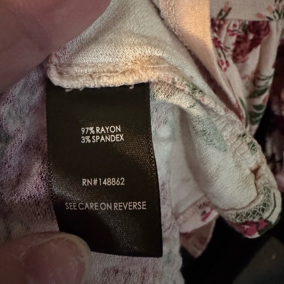 Torrid Pink Floral Tie-Front Kimono/Cardigan Size 3 - Picture 4 of 5